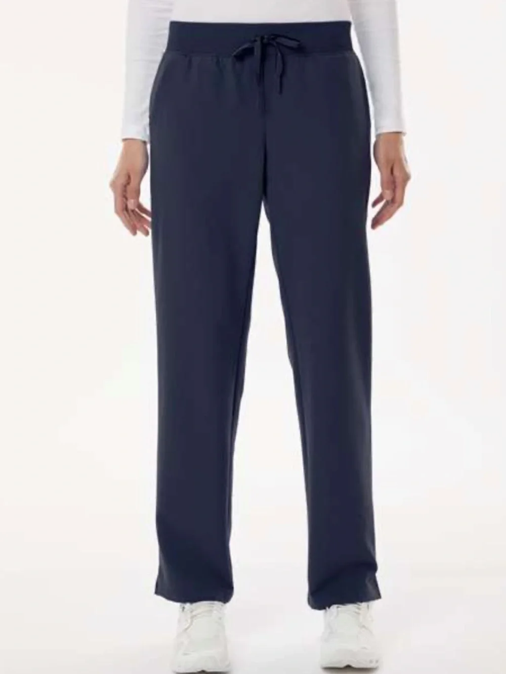 Jaanuu blue gray drawstring waist Xenos essential scrub pants size XL Tall